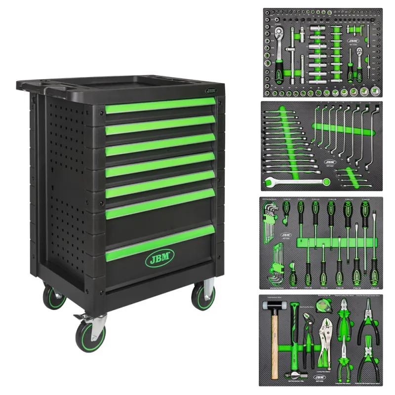 The Driver Warehouse | CARRINHO DE FERRAMENTAS COM 7 GAVETAS